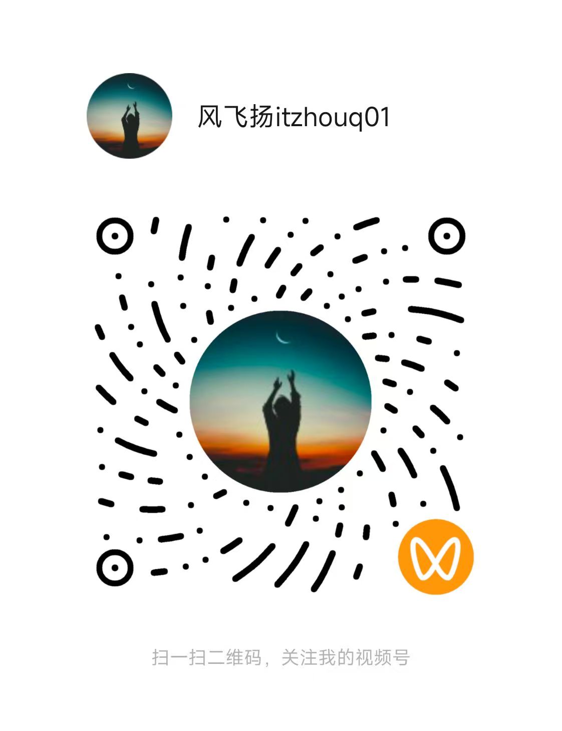 风飞扬itzhouq01 视频号二维码
